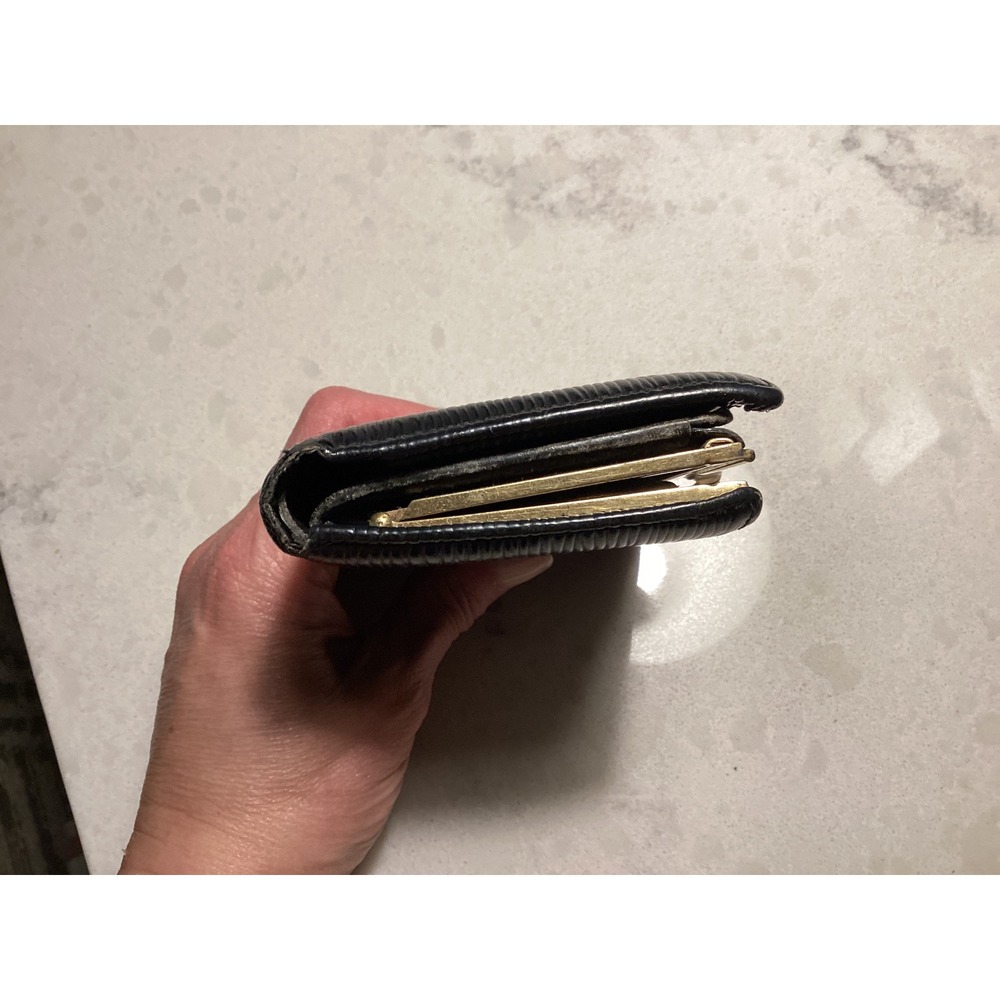 Louis Vuitton Epi Leather Bifold Wallet Coin Purse Black - Picture 12 of 16